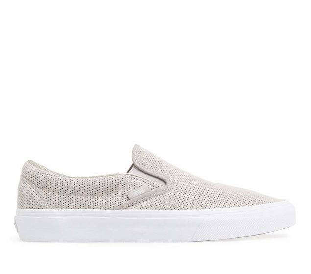 Perforated vans white best sale